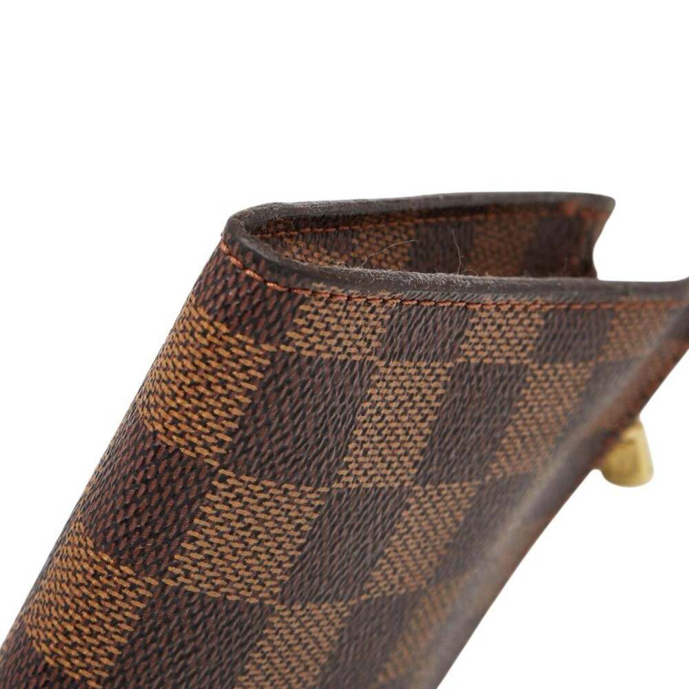LOUIS VUITTON Authentic Brown Damier Leather Shoulder Bag - Picture 5 of 10